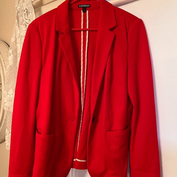 Express Red Blazer - Picture 1 of 2